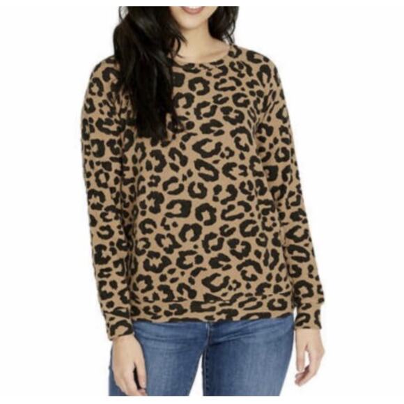 Buffalo David Bitton Leopard Print Pullover - XS - Picture 1 of 7